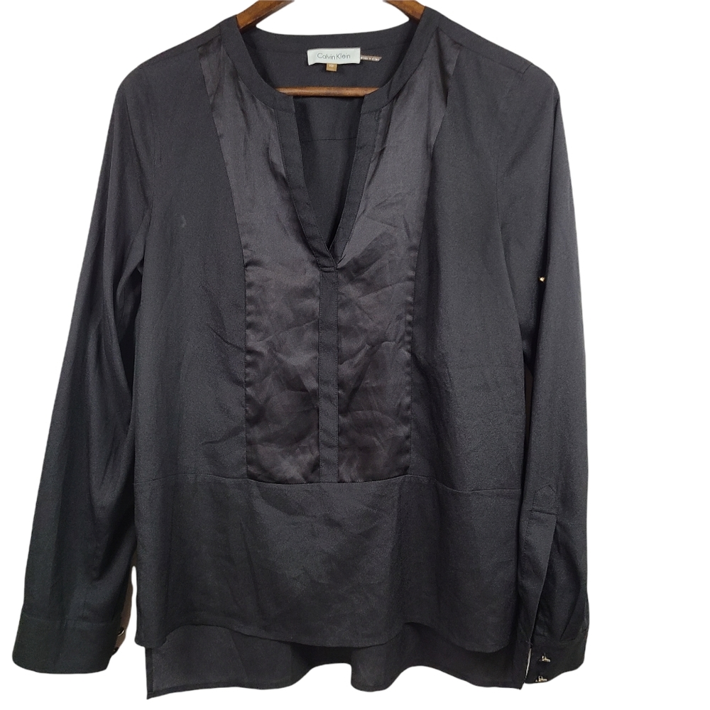 Calvin Klein Black Career Blouse XS